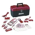 thumbnail image 1 of Master Lock 1457E410KA Portable Lockout Kit, 14-piece, Includes 4-Padlocks/Toolbox, 1 of 5