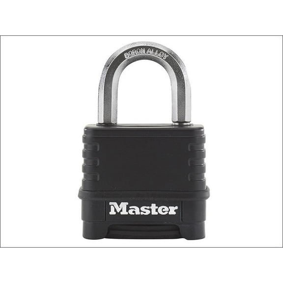 Master Lock - Excell 4-Digit Black Finish Combination 50mm Padlock