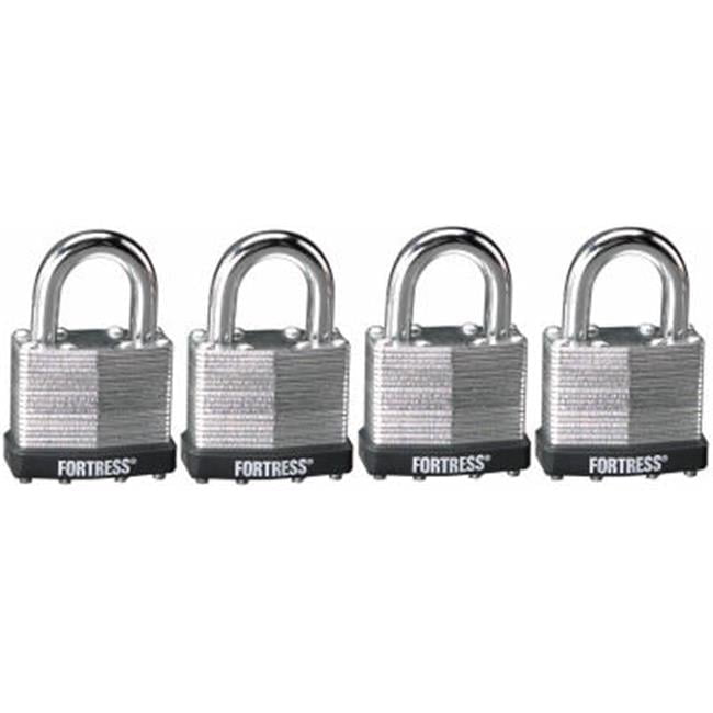 Master Lock Silver Steel 4-Pin Cylinder Padlock Set