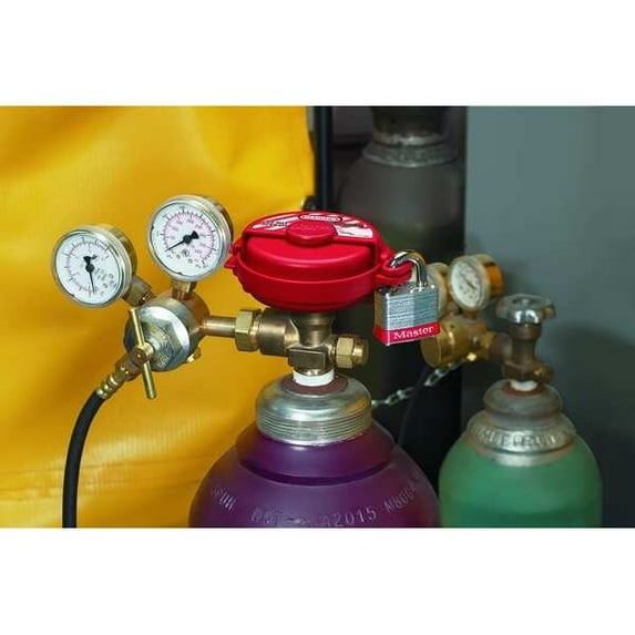 Master Lock Gas Valve Lockout,Fits Handle Size 3 S3910