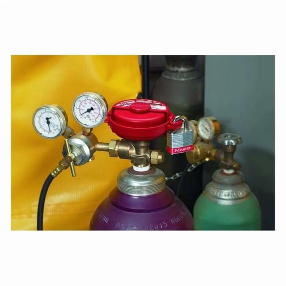 Master Lock Gas Valve Lockout,Fits Handle Size 3 S3910