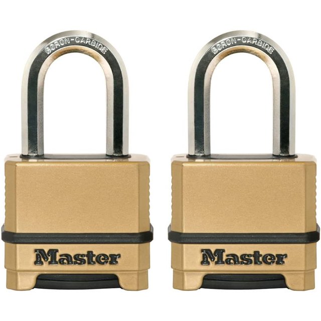 Master Lock Gold Outdoor Combination Lock, Heavy Duty Weather Resistant