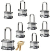 Master Lock Keyed Alike Padlock 3NKALF-8 - BumpStop Technology - 8 Pack