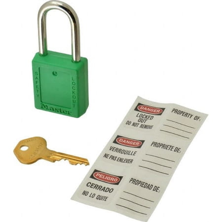 Master Lock Keyed Alike Retaining Key Lockout Padlock
