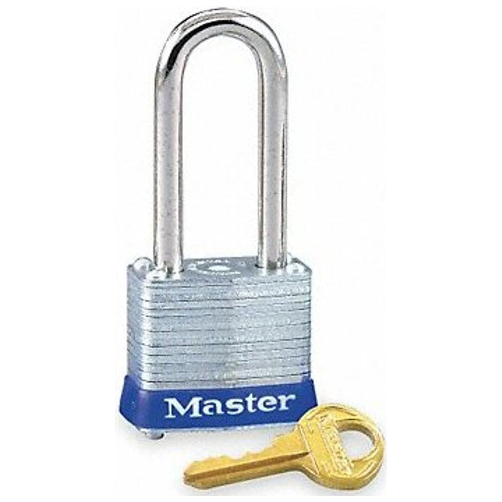 Master Lock Keyed Padlock, 1/2 in,Rectangle,Silver 7KALJ - Walmart.com