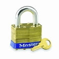 thumbnail image 1 of Master Lock Keyed Padlock, 15/16 in,Rectangle,Gold 6, 1 of 1