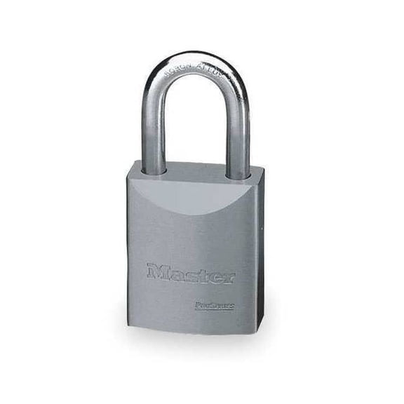 Master Lock Keyed Padlock, 29/32 in,Rectangle,Silver 7040