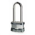 thumbnail image 1 of Master Lock Keyed Padlock, 3/4 in,Rectangle,Silver 1LJ, 1 of 6