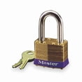 thumbnail image 1 of Master Lock Keyed Padlock, 3/4 in,Rectangle,Silver 2KALF, 1 of 1