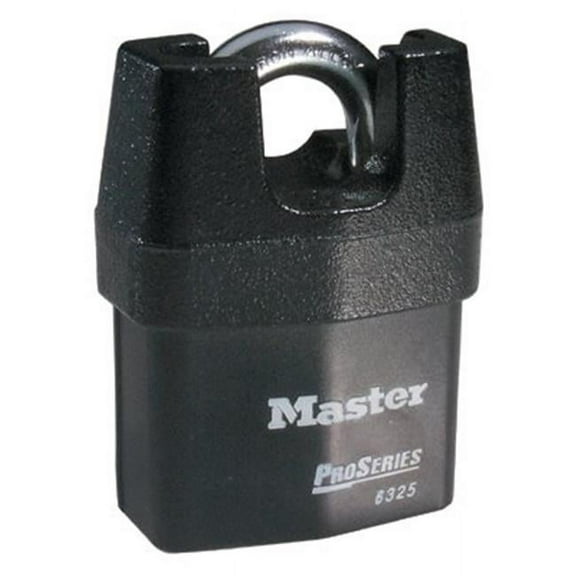 Pro Series High Security Padlocks-Solid Iron Shroud, 3/8" Dia, 3/4" L X 7/8" W