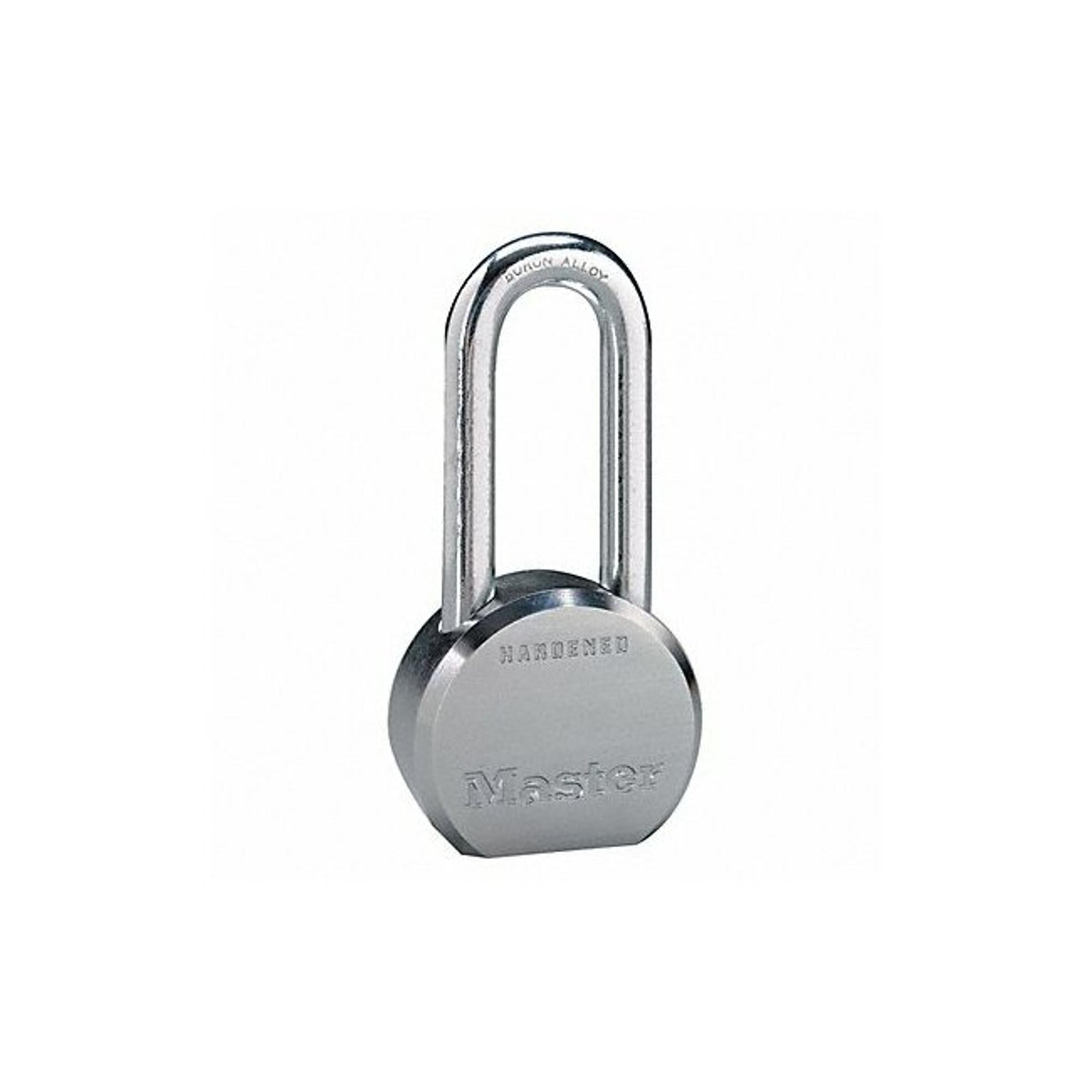 Master Lock Keyed Padlock, 7/8 in,Round,Silver 6230KALHW600A