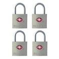 thumbnail image 1 of Master Lock TSA Approved Keyed Luggage Locks, 4 Pack, Solid Metal Body, 1 of 10