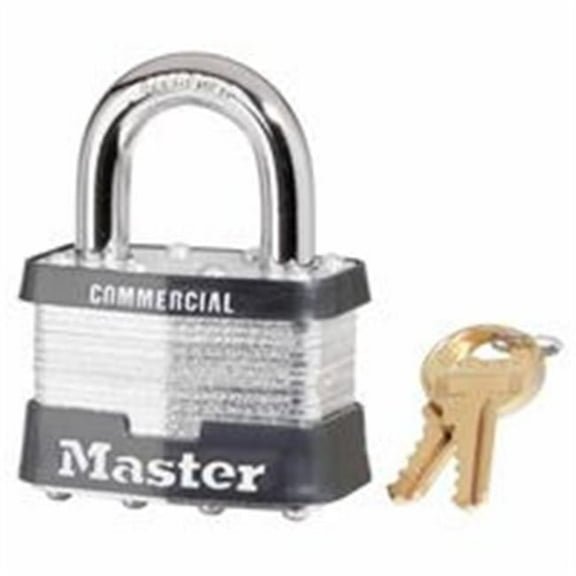Master Lock  Laminated Padlock Keyed Alike Key Code 0303, No 5