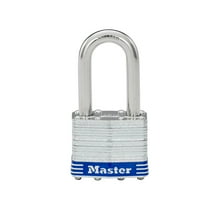 Master Lock Laminated Steel 1-3/4in (44mm) Padlock with Key, 1-1/2in (38mm) Shackle