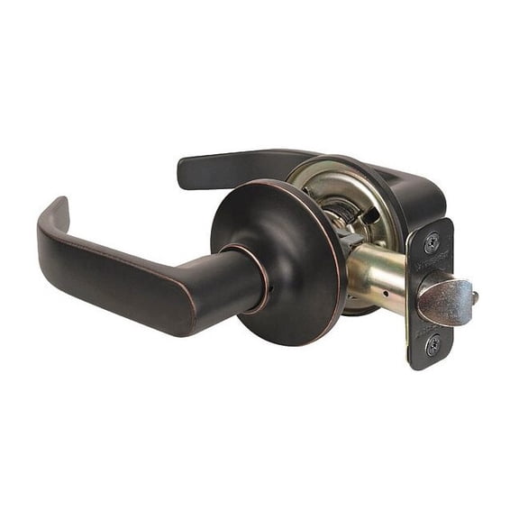 Master Lock Lever Lockset,Aged Bronze,Return Style RL0412PBOX