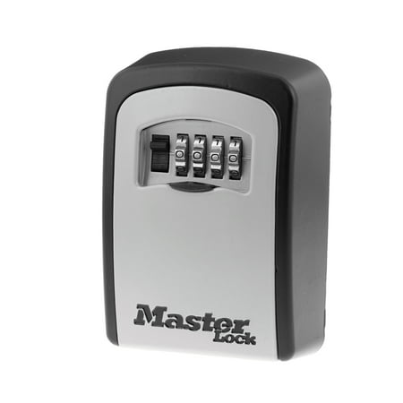 Master Lock Resettable Combination Dials Lock Box, 5401D, Wall Mount