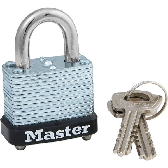 Master Lock Locking Lever Warded Keyed Padlock - Pack of 8