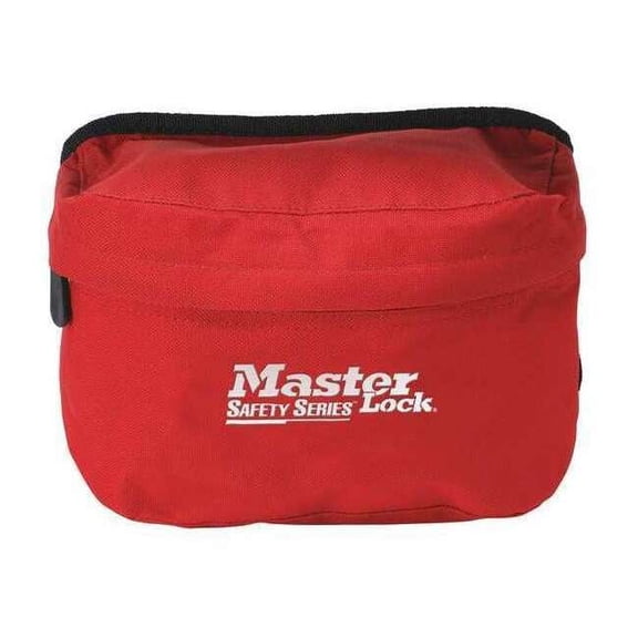 Master Lock Lockout Pouch,Unfilled,Bag,Red S1010
