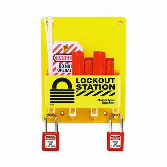 Master Lock 2-Lock Compact Lockout Center, Circuit Breaker Lockout S1720E410