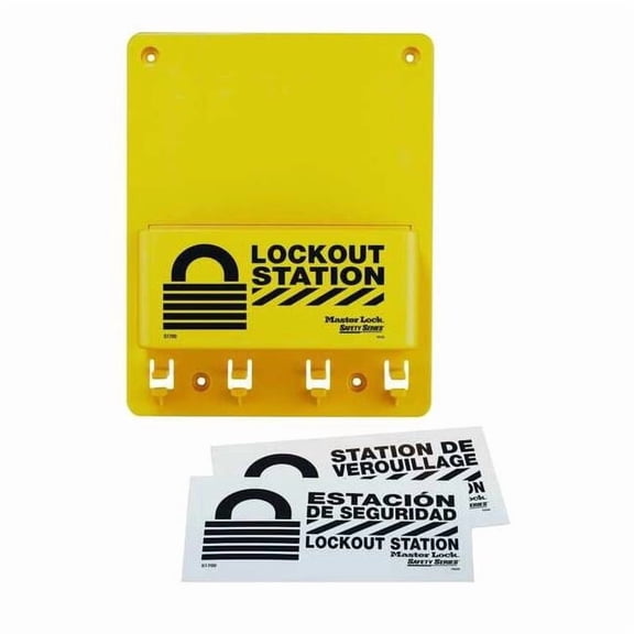 Master Lock Lockout Station,Unfilled,9-3/4 In H S1700