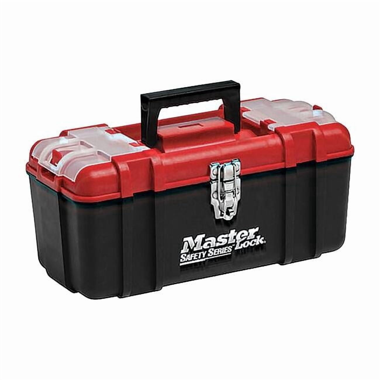 Master Lock Lockout Tool Box, Polypropylene, 17 in Width, 9 in Height S1017