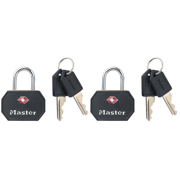Master Lock Luggage Keyed Padlock