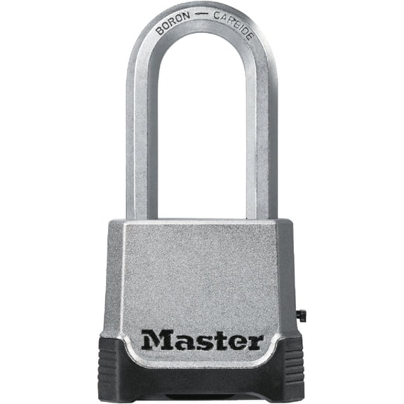 Master Lock M176XDLH 2" Magnum Zinc Die-Cast Body Padlock with 2" Shackle; Combination or Key