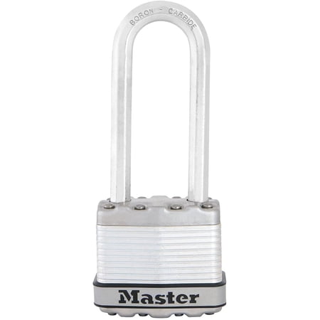 Master Lock Magnum Heavy Duty Padlock with Key - Weather-Resistant - 1 Pack
