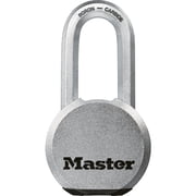 Master Lock Magnum Heavy Duty Padlock M930XKADLH Key Lock - Solid Steel - 1 Padlock, 2 Keys   Residential Use, Standard Application