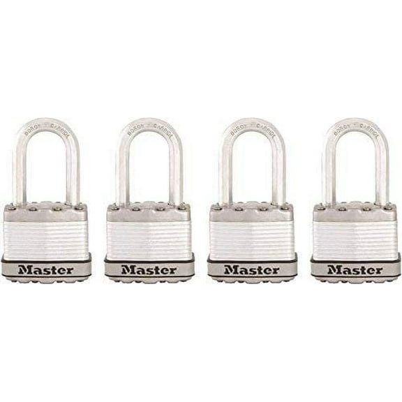 Master Lock Magnum M1XQLF Keyed Padlock 1-3/4 in W Body 1-1/2 in H Shackle Stainless Steel