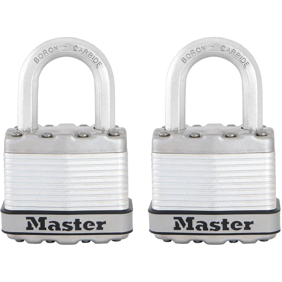 Master Lock Magnum M1XT Keyed Padlock 1-3/4 in W Body 1 in H Shackle Stainless Steel