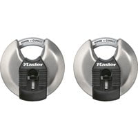 Master Lock Magnum Stainless Steel Discus Keyed Padlock, Case of 6