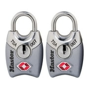 Master Lock TSA Approved Keyed Luggage Lock, Color Variety, 2 Pack