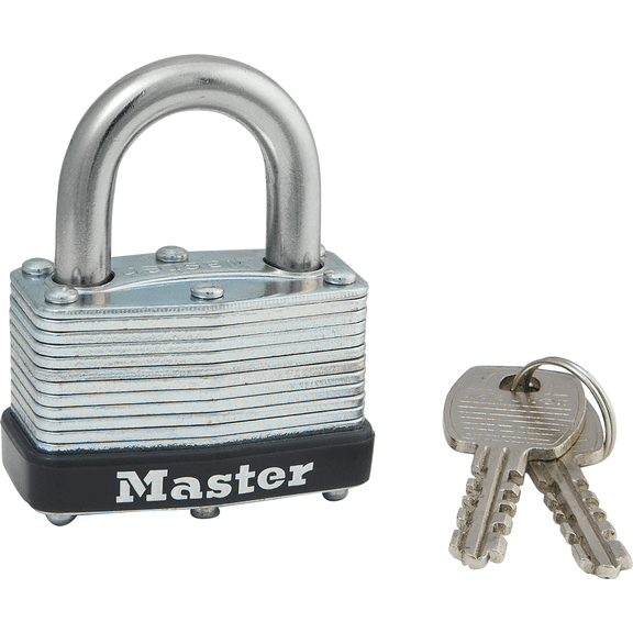 Master Lock Multi-Spring Warded Keyed Padlock - Pack of 6 Residential Use, Standard Application