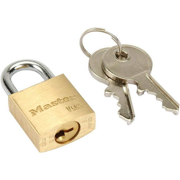 Master Lock No. 4120 General Security Padlock, Brass Body, Lot of 12
