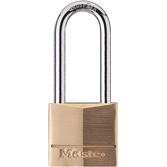 Master Lock Padlock 1-9/16" 1/4" Dia. 2" Keyed Different Carded Residential Use, Standard Application
