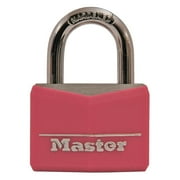 Master Lock 146D Shackle Length 8 x 11.5 x 4.75 Multi Vinyl Coated Covered Aluminum Solid Body Shackle Lock 1-9/16 inch 1 Piece 1 Pack