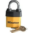 thumbnail image 1 of Master Lock Padlock, Covered Laminated Steel Lock, 2-1/8 in. Wide, 911DPF, 1 of 6