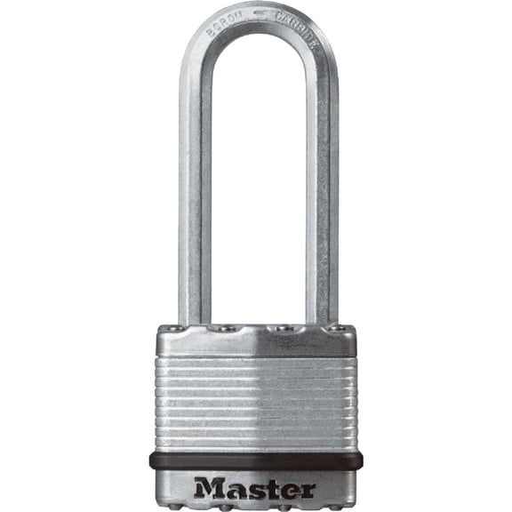 Master Lock Padlock Magnum Laminated 1-3/4" 2-1/2" Keyed To Steel Residential Use, Standard Application