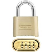 Master Lock Padlock, Set Your Own Letter Combination Lock, 2 in. Wide, 175DWD, 1- inch