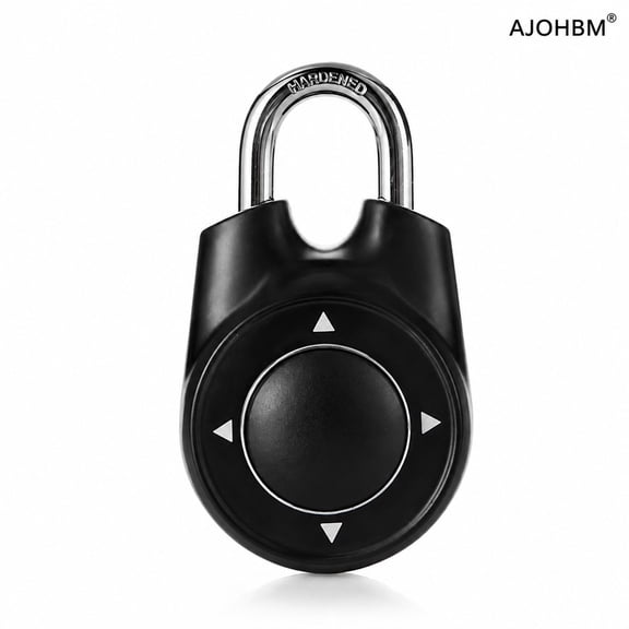 Master Lock Padlock,Standard Dial Combination Lock,1500ID- Lock Locker Lock Set Your Own Directional Combination Padlock, Black