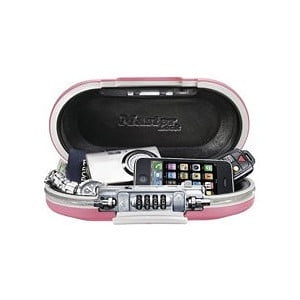 Master Lock Personal Safe, Set Your Own Combination Portable SafeSpace, 9-17/32 in. Wide, Pink, 5900DPNK