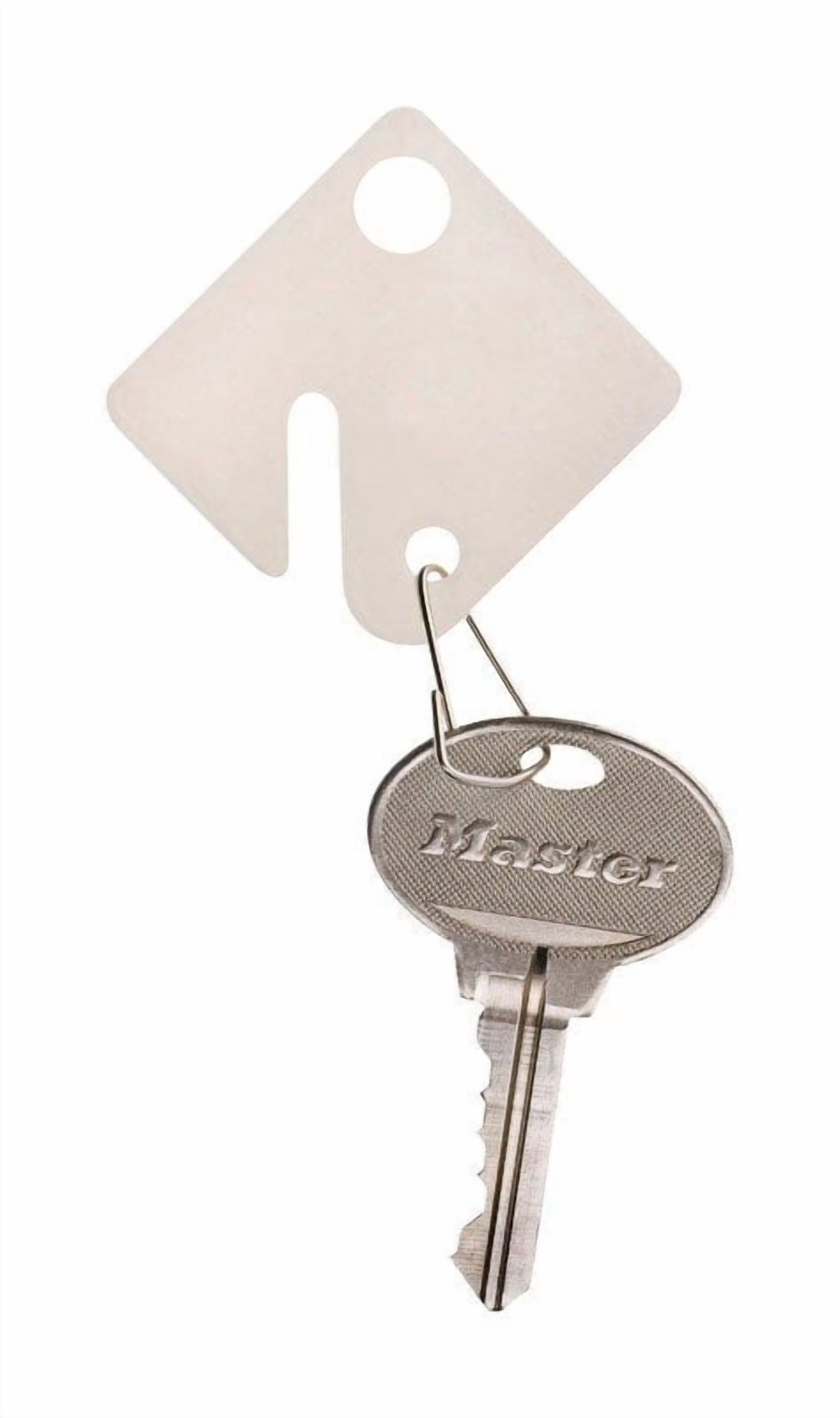 Master Lock Plastic White Rectangle Key Tag - Walmart.com