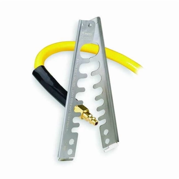 Master Lock Pneumatic Lockout,7 3/4 H x 1 3/8 In W S3900
