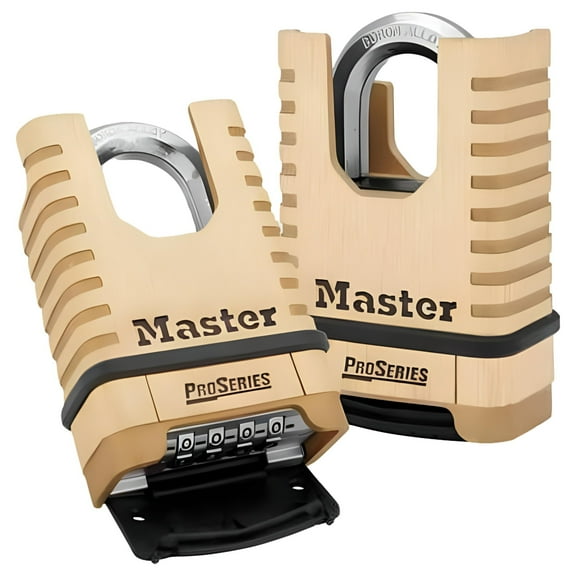 Master Lock Proseries Brass Resettable Combination Lock W/Standard Sha