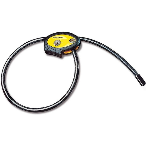 Master Lock Python 3/8 in. Dia. x 72 in. L Vinyl Coated Steel Locking Cable