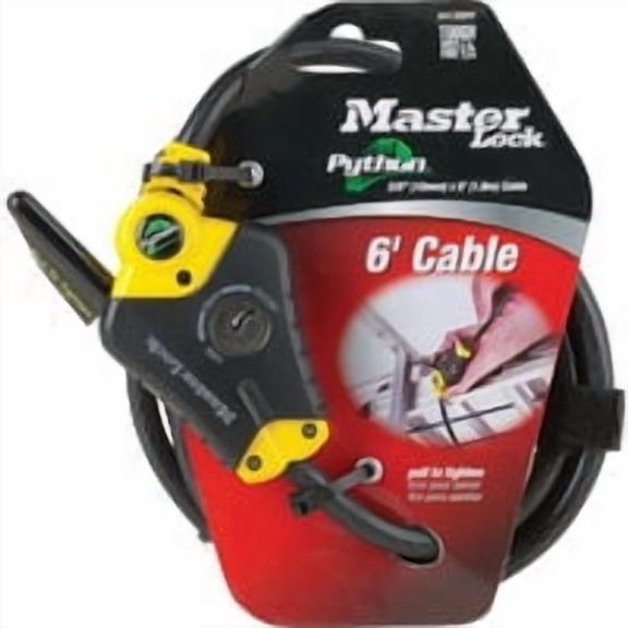 Master Lock Python Adjustable Locking Cable - Pack of 8 Bulk Trade Pack
