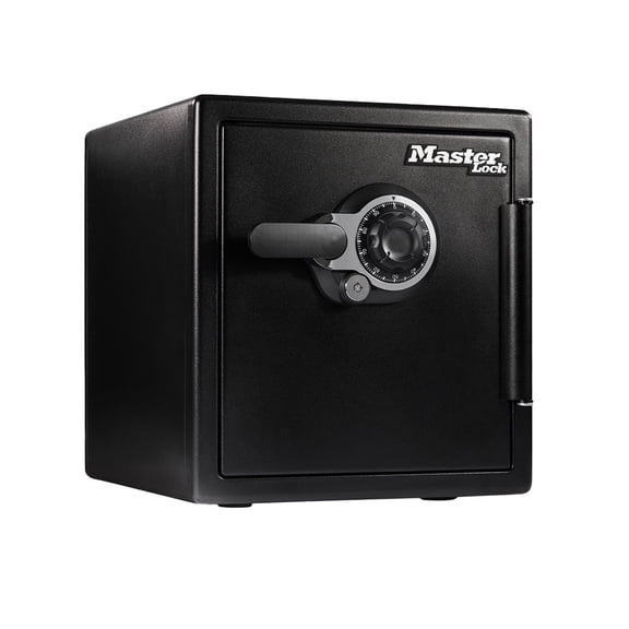 Master Lock STW123DUBML Premium 2-Hour Fireproof Safe with Combination Dial, 1.2 Cu-Ft, Black