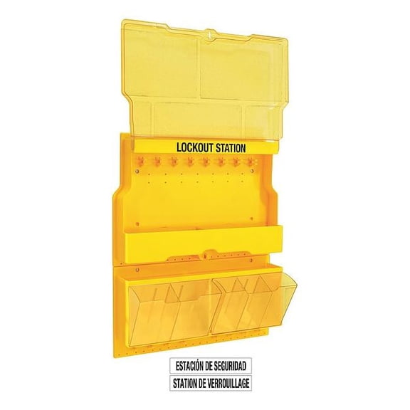Master Lock Lockout Station,Unfilled,26-1/2 In H S1900
