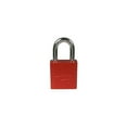 thumbnail image 1 of Master Lock Solid Aluminum Padlock, 1 1/2" Wide, Red, 2 Keys, 1 of 2